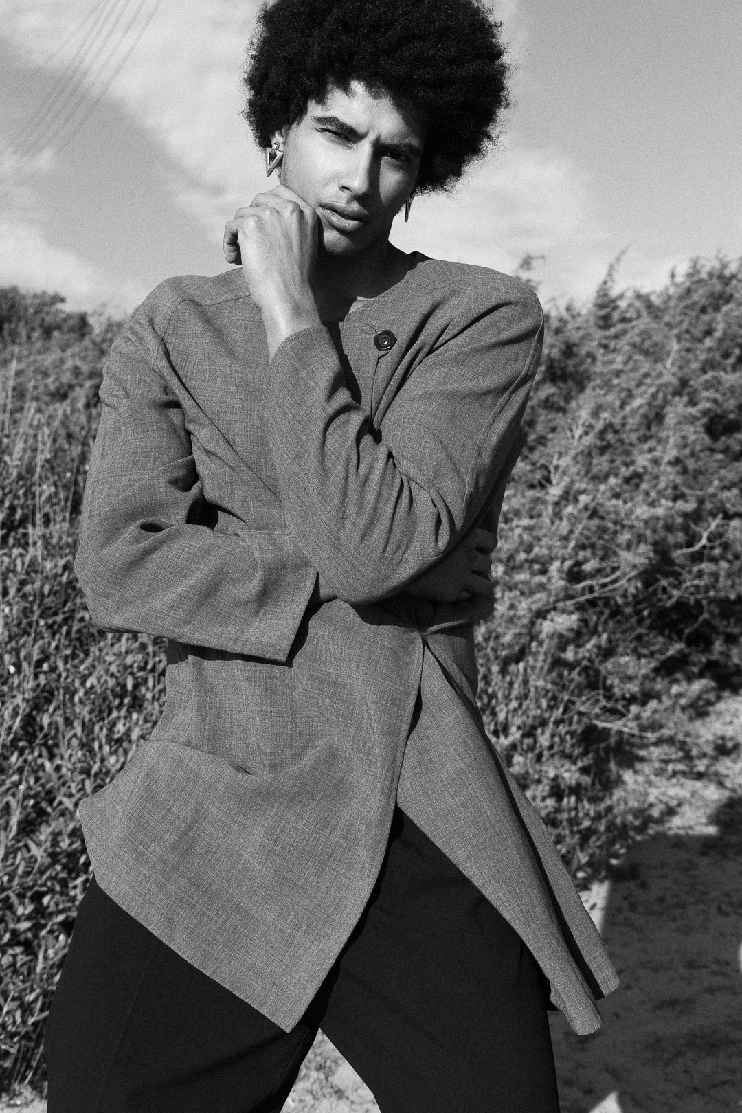 Girl dressed in business attire