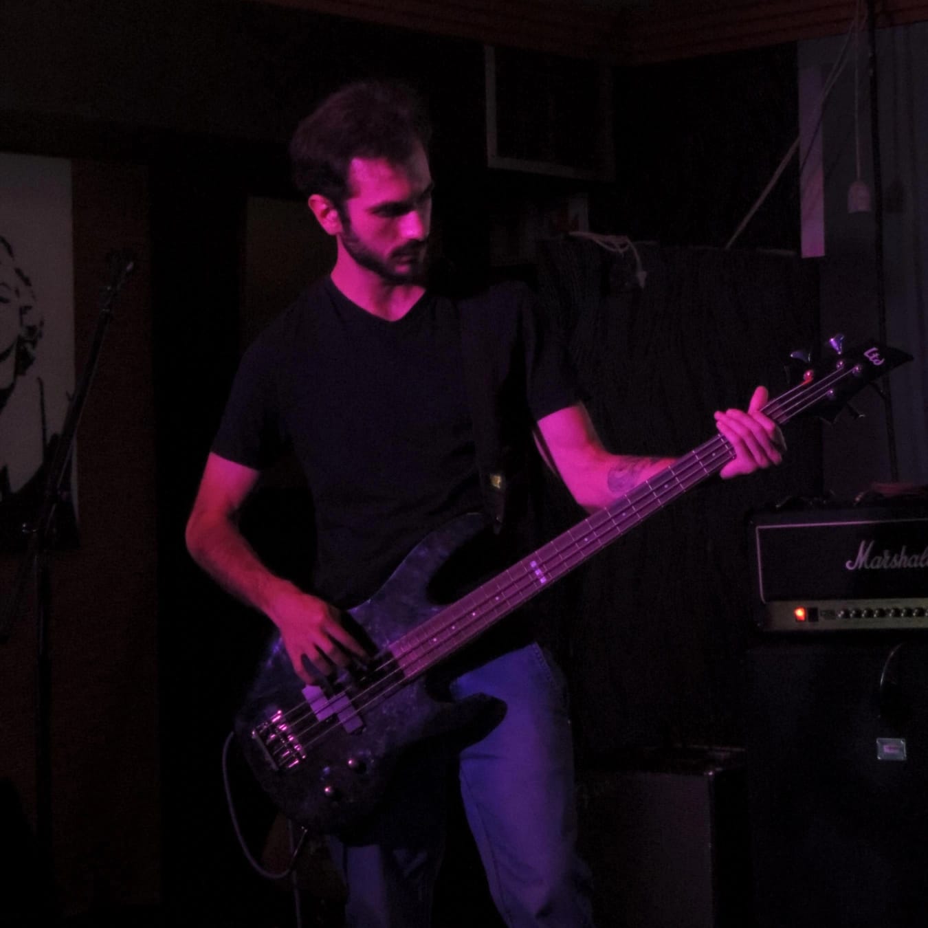 Michael Carter in a dark background