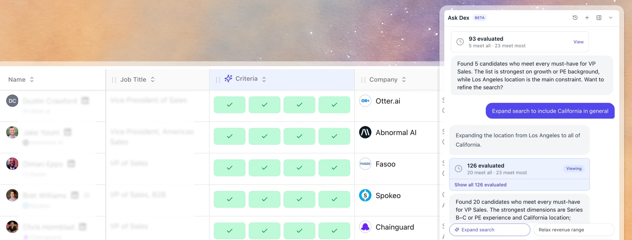Stardex ATS Feature | AI search is now agentic