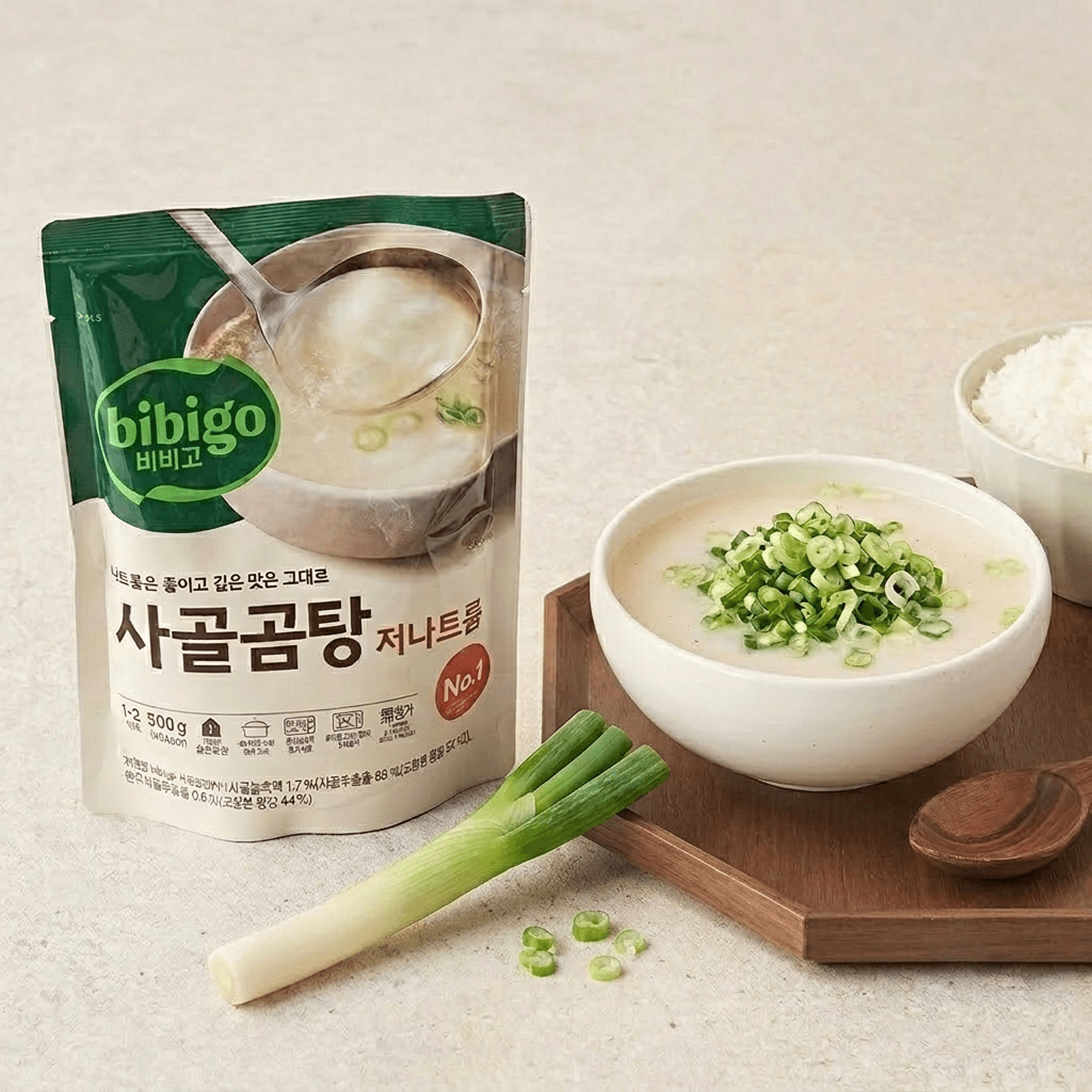 대파 송송 비비고 저나트륨 사골곰탕
