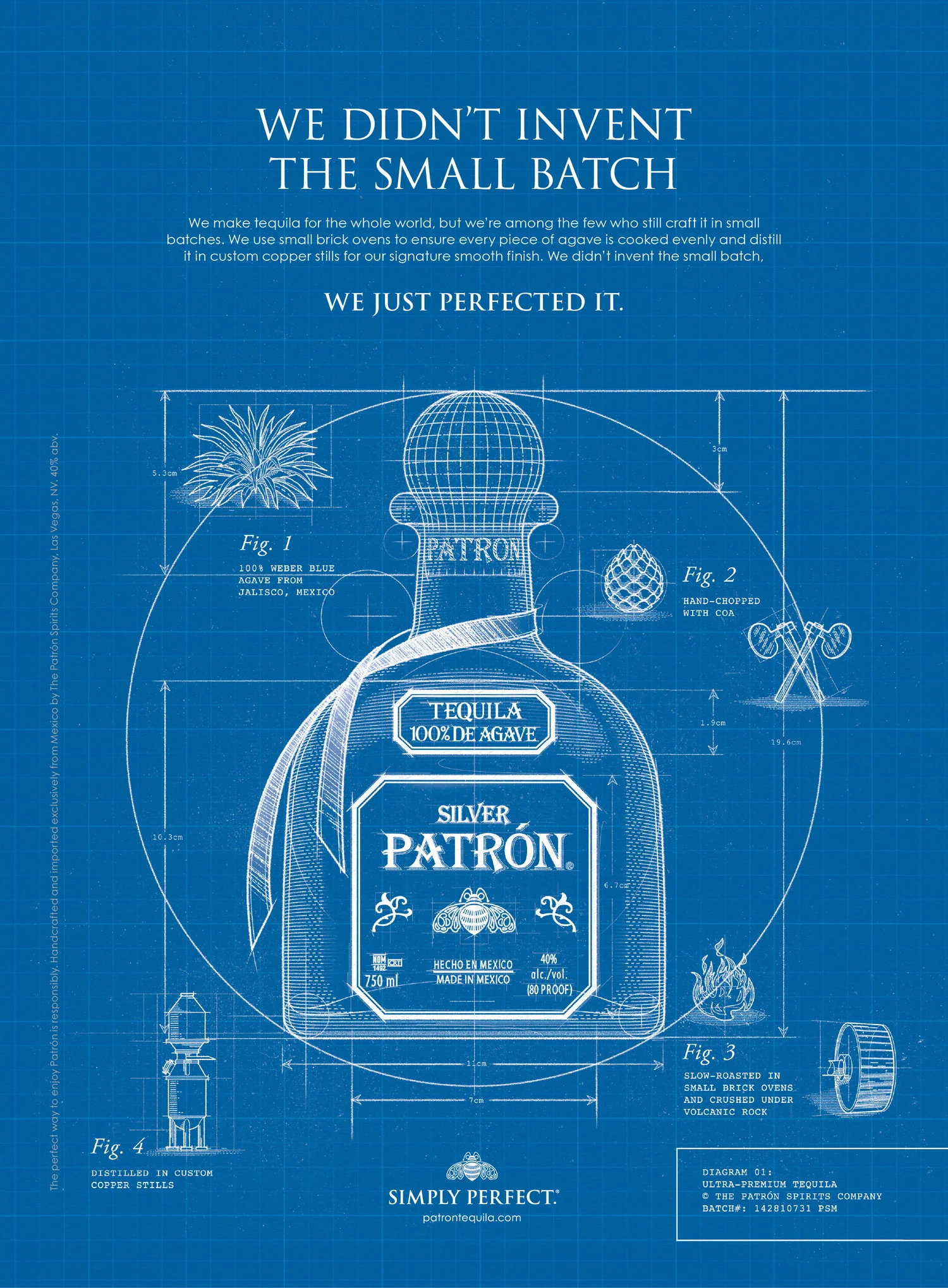 Patrón Simply Perfect campaign advertisement