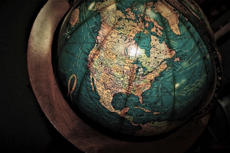Image of a Globe on a Table