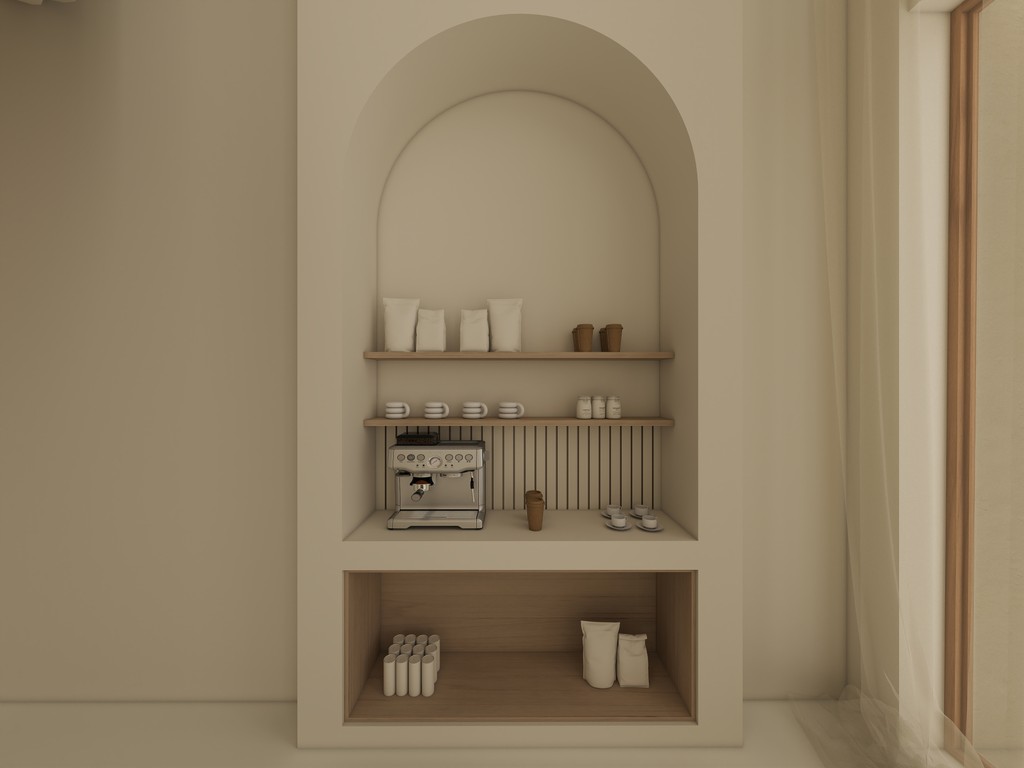 Ontwerp koffie corner