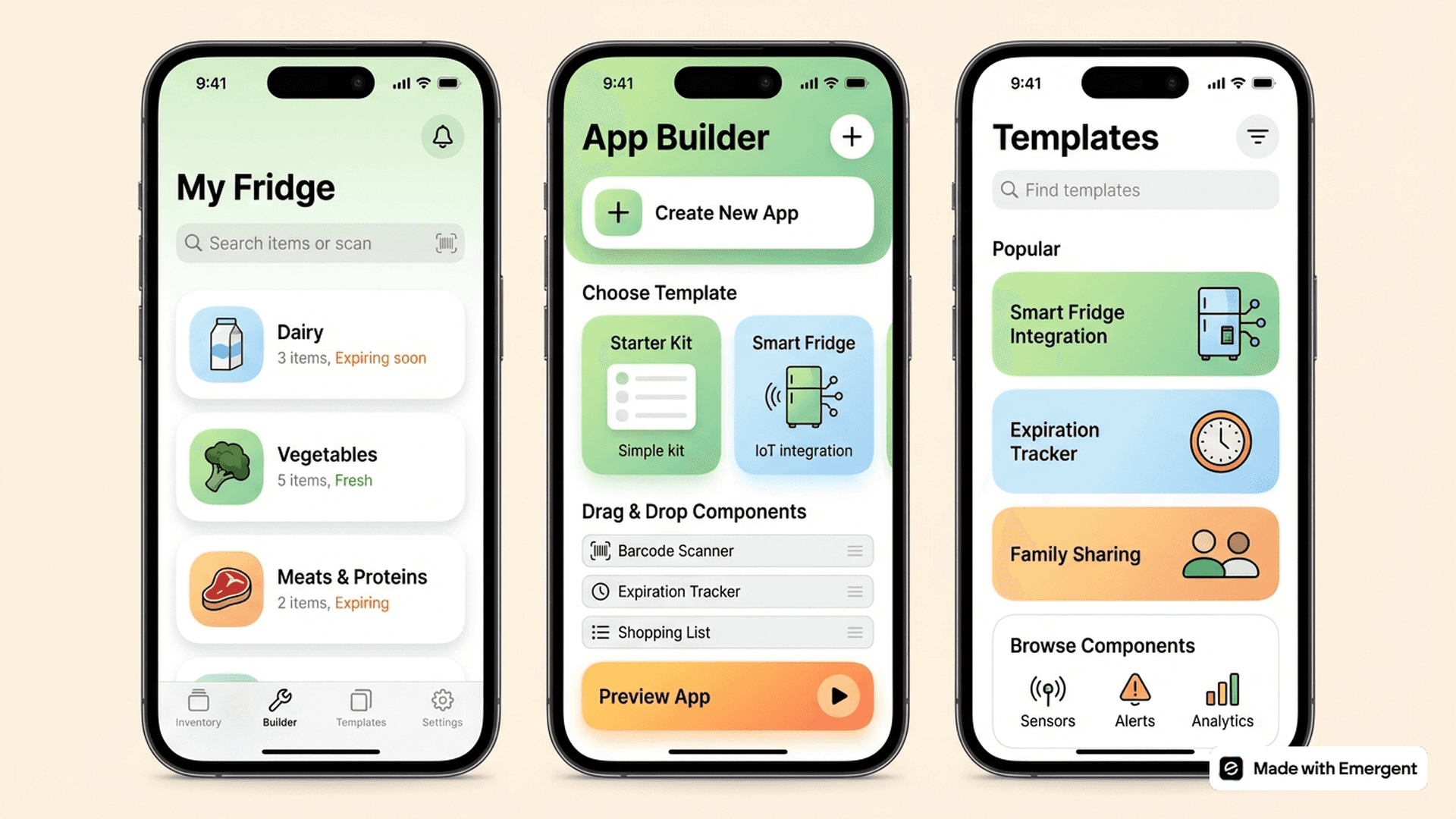 Refrigerator Inventory App Made With Emergent