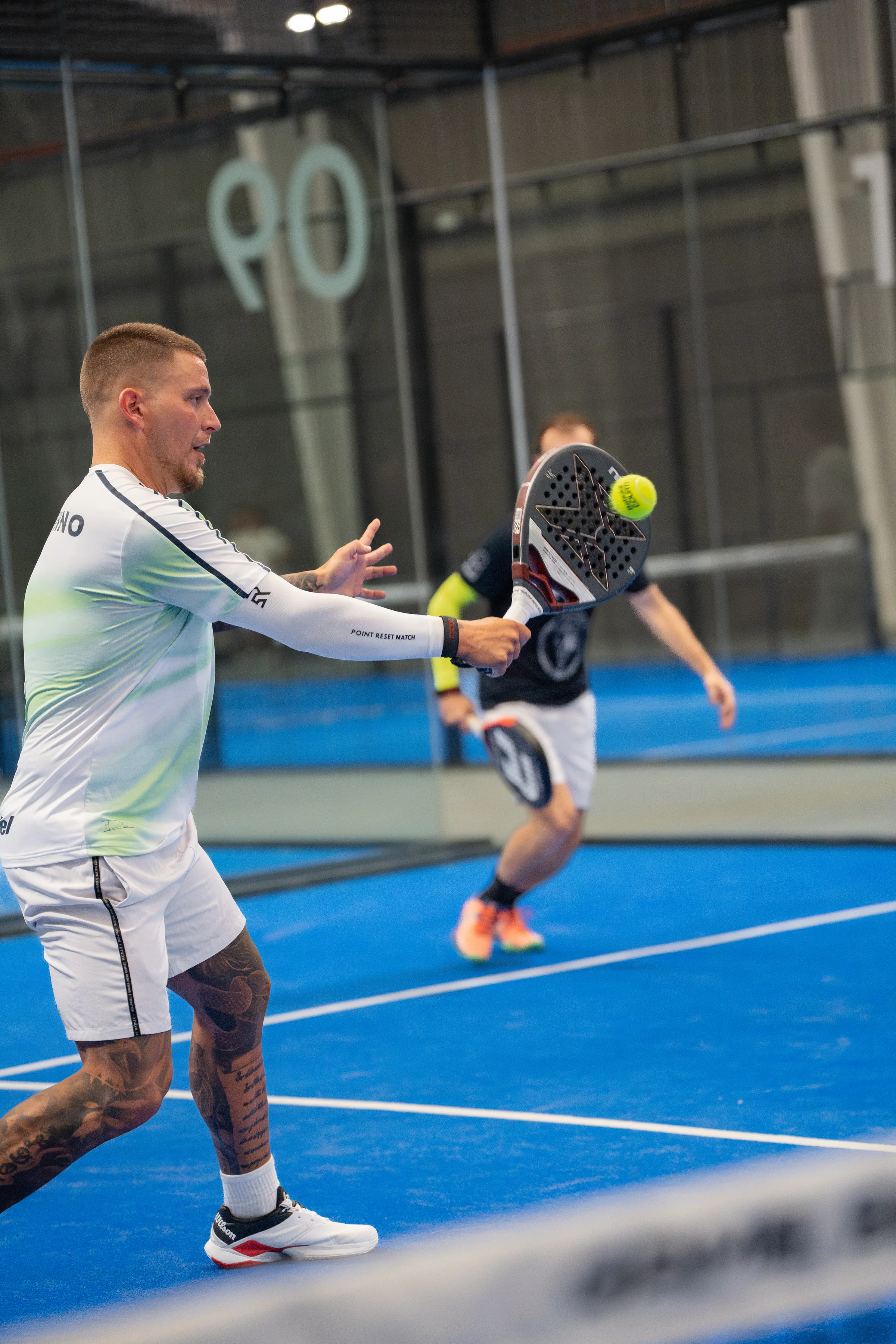 Jugadores masculinos en partido del Oysho Smash Padel Open, Pro Padel Gavà 9 mayo 2026
