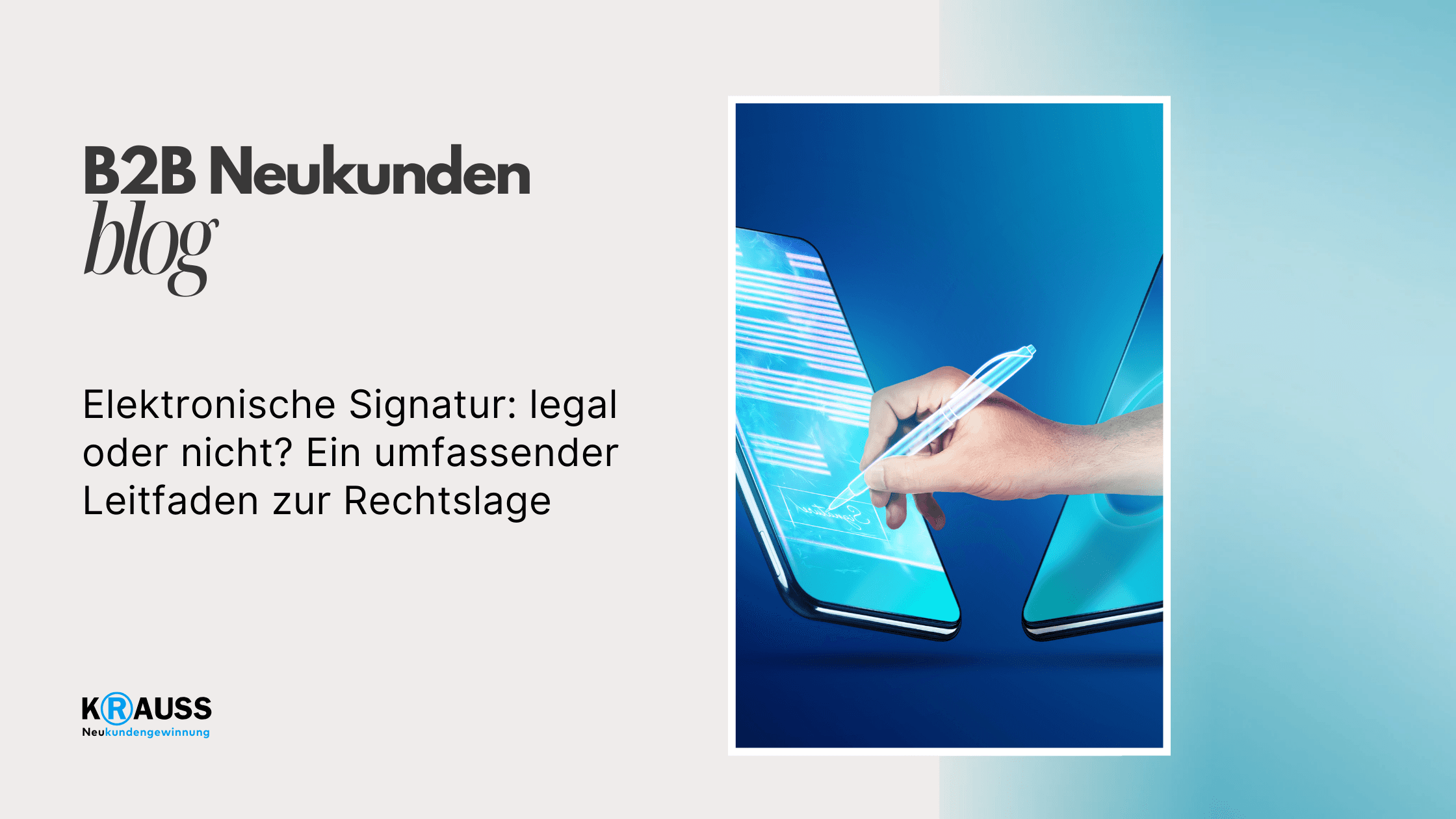 Elektronische Signatur: legal oder nicht? Ein umfassender Leitfaden zur Rechtslage