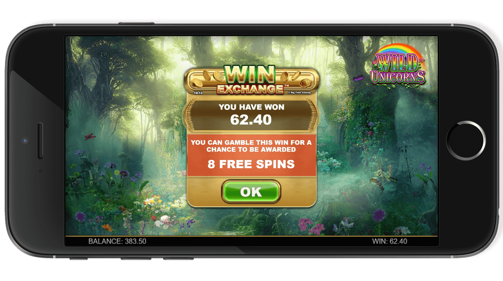 Wild Unicorns – Win Exchange (échanger un gain contre des Free Spins)