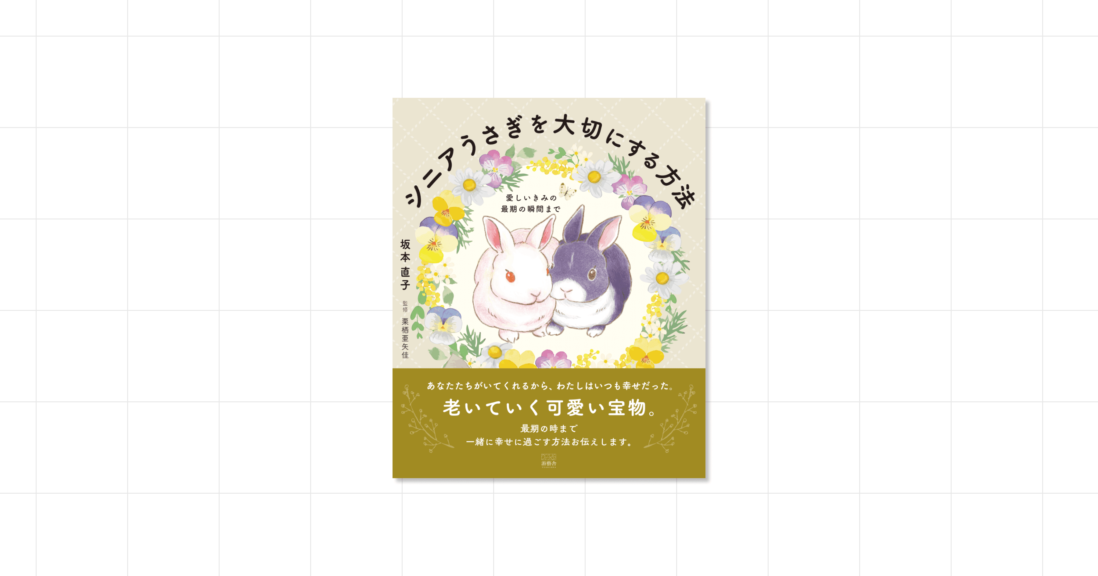 『シニアうさぎを大切にする方法:愛しいきみの最期の瞬間まで』坂本直子 著・栗栖亜矢佳 監修の書影