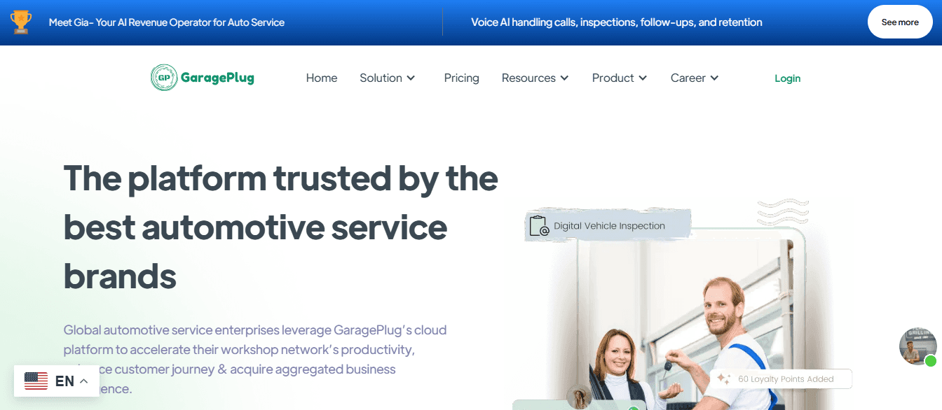 garage plug - Auto Shop Management Software Comparison
