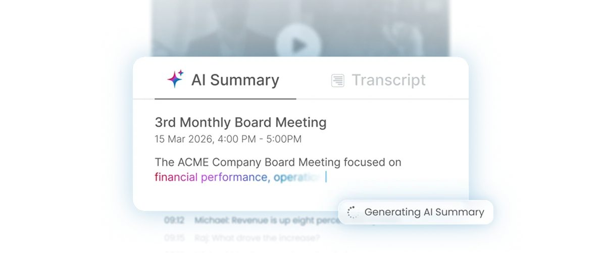 Automated Minutes