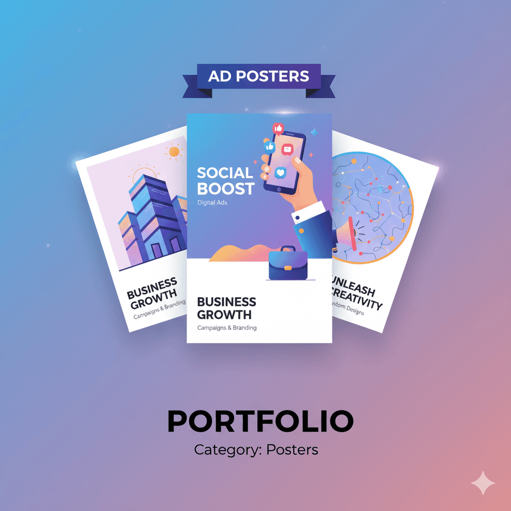 Poster design portfolio preview by DigitOraWorks