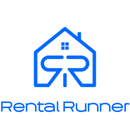  Logo of House with two R's to symbolize Rental Runner a SAAS product to assist cleaning companies in automating their business.