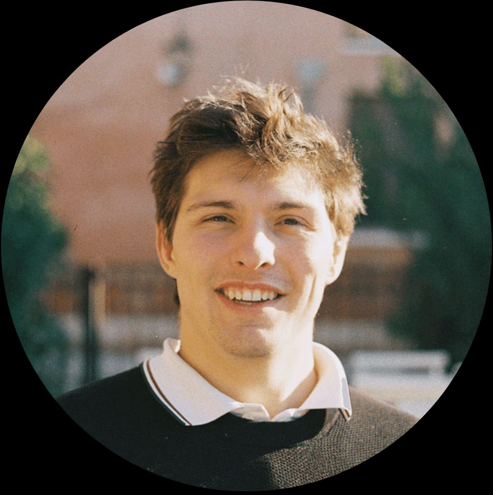 man smiling to the camera