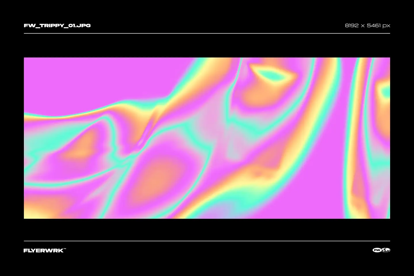 Trippy psychedelic backgrounds featuring a liquid rainbow swirl with bright neon purple and green hues