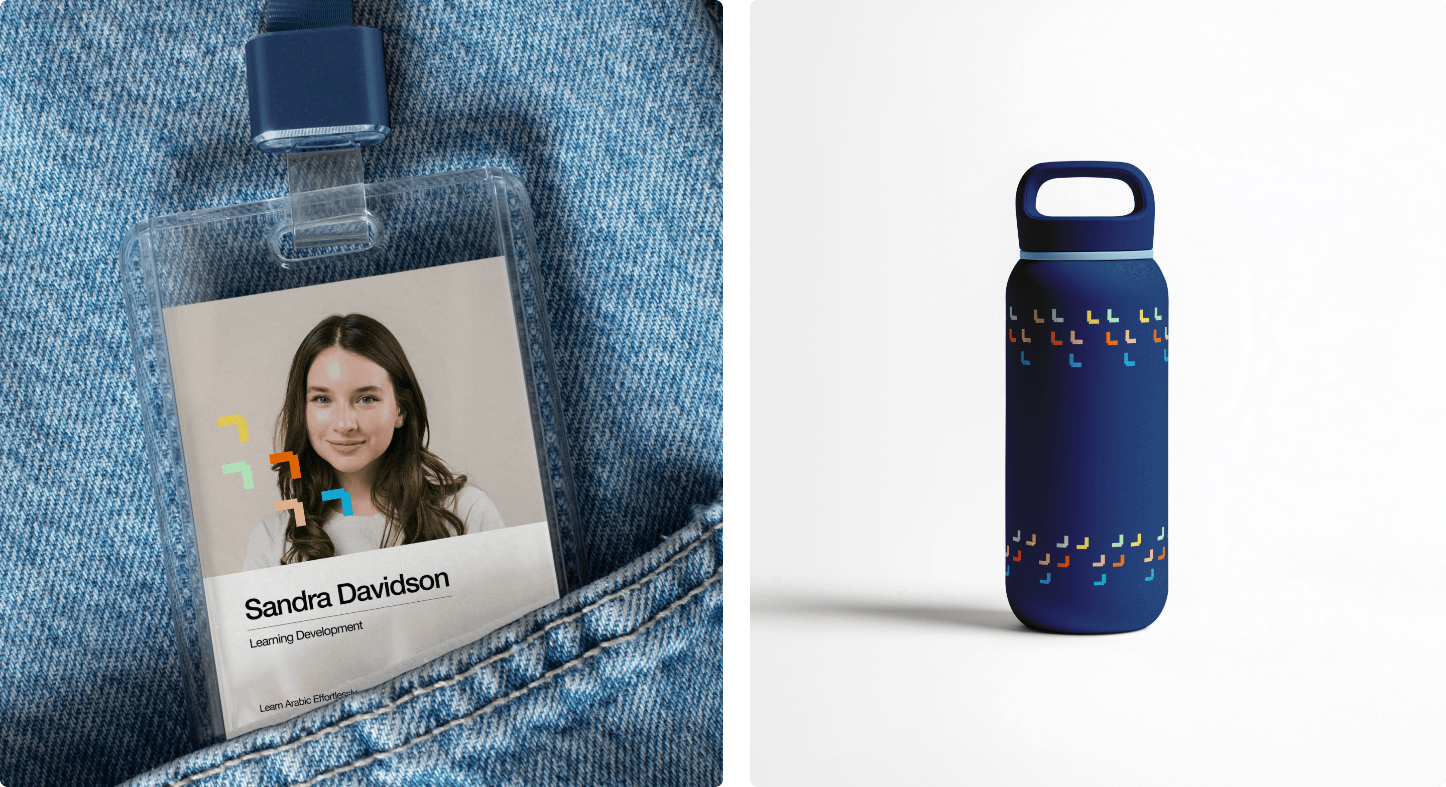 identity card + water flask