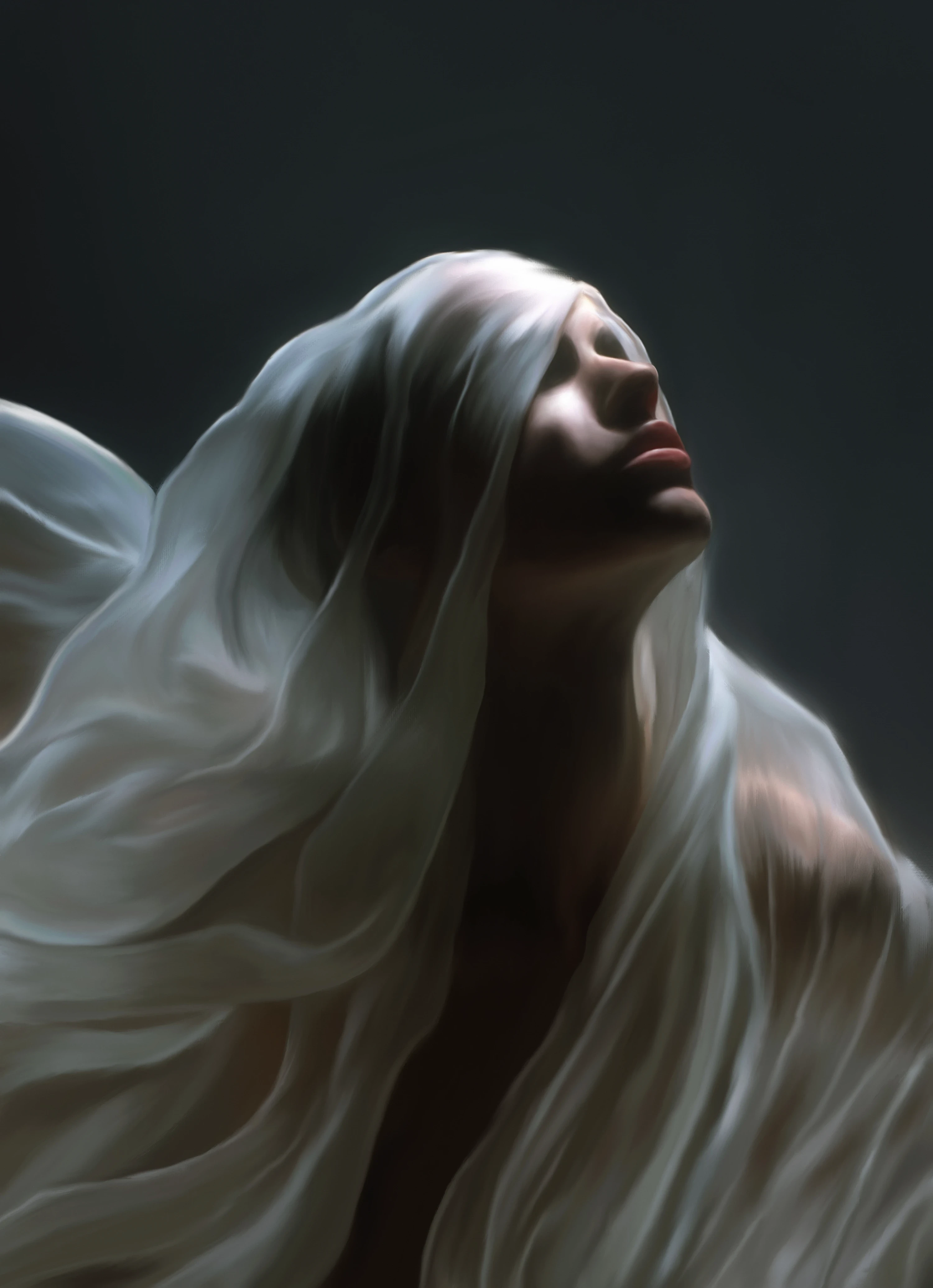 Girl on light