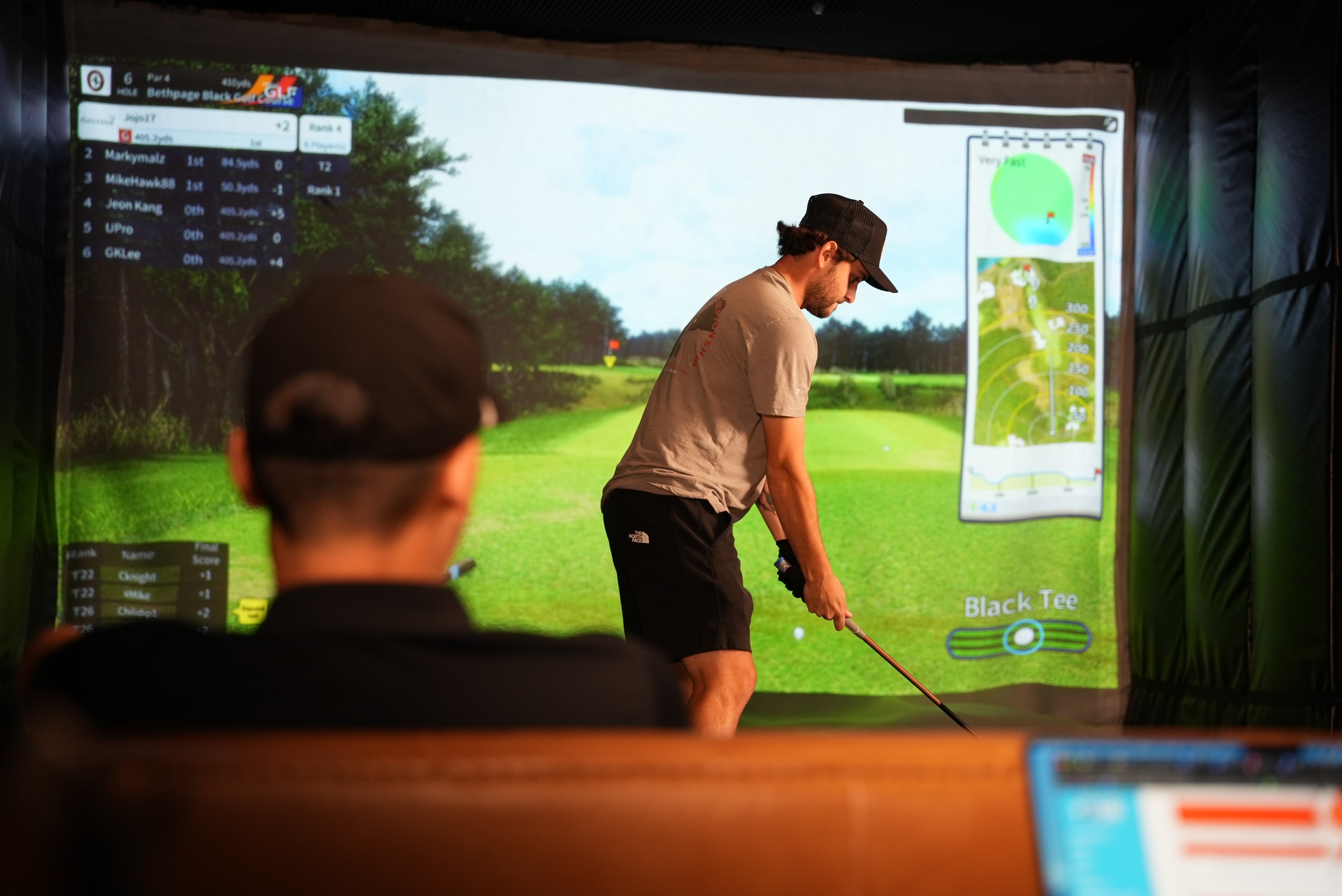 a golfer