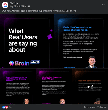 Marketing Spotlight: ClickUp Marketing Strategy Top-Performing Content
