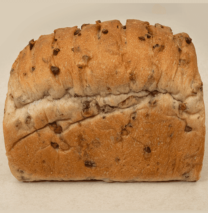 Brioche de Cacao con chispas de Chocolate arriba