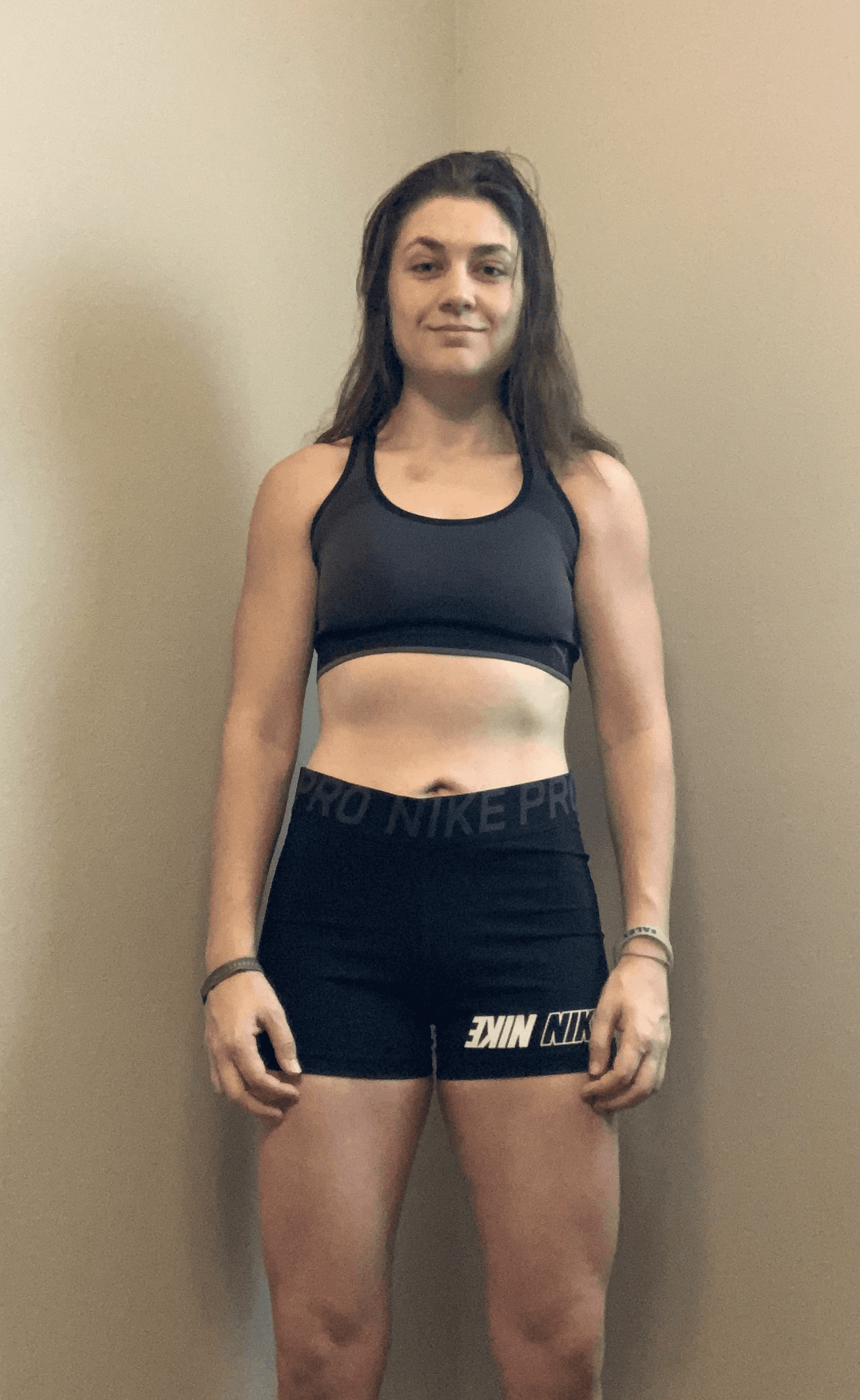 Brooke LeBoeuf after losing 60+ lbs through personalized online fitness training with Chasing Gains
