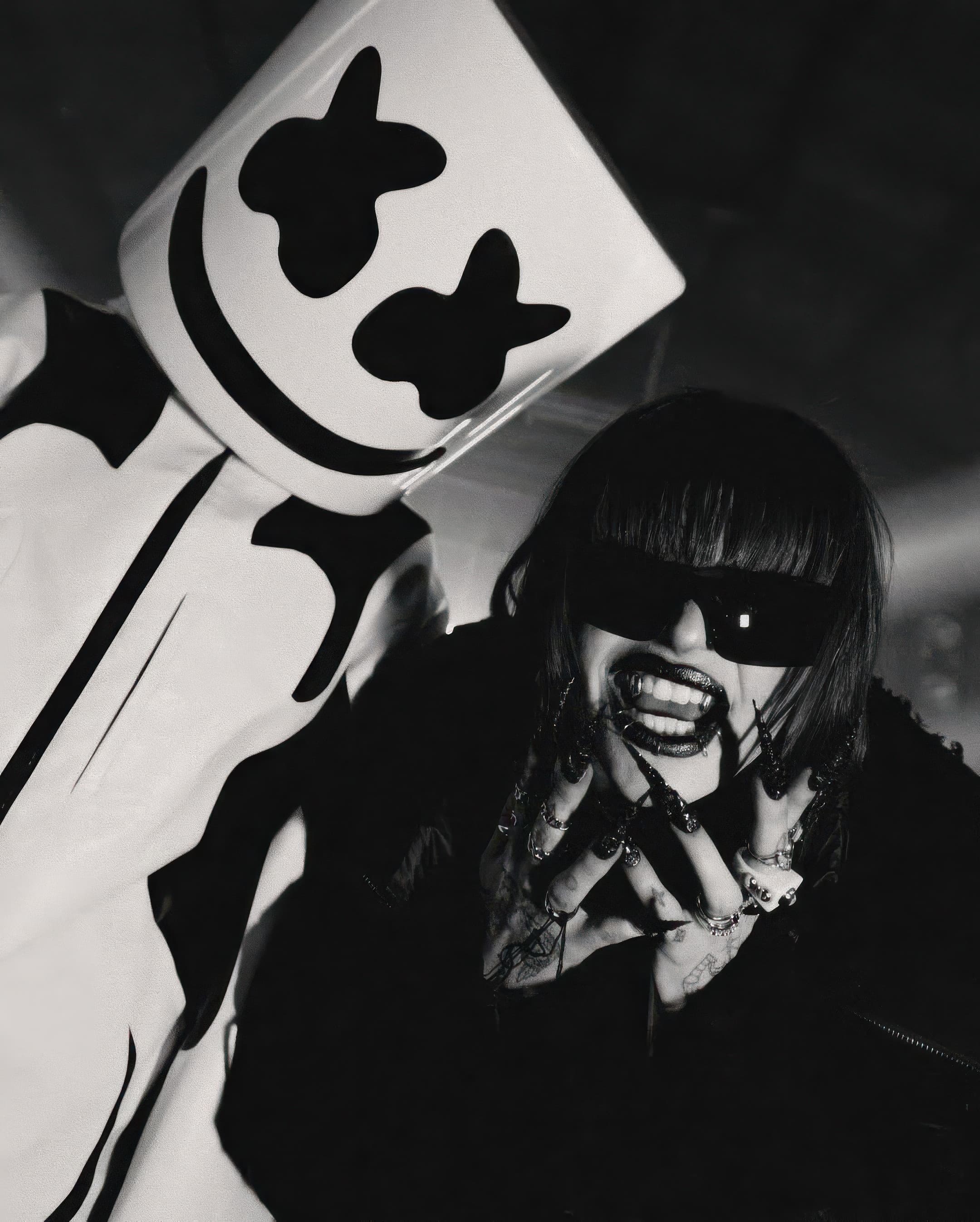 Marshmello and Faangs Lights Out music video still, directed by Brandon Densley of A World Away for Joytime Collective