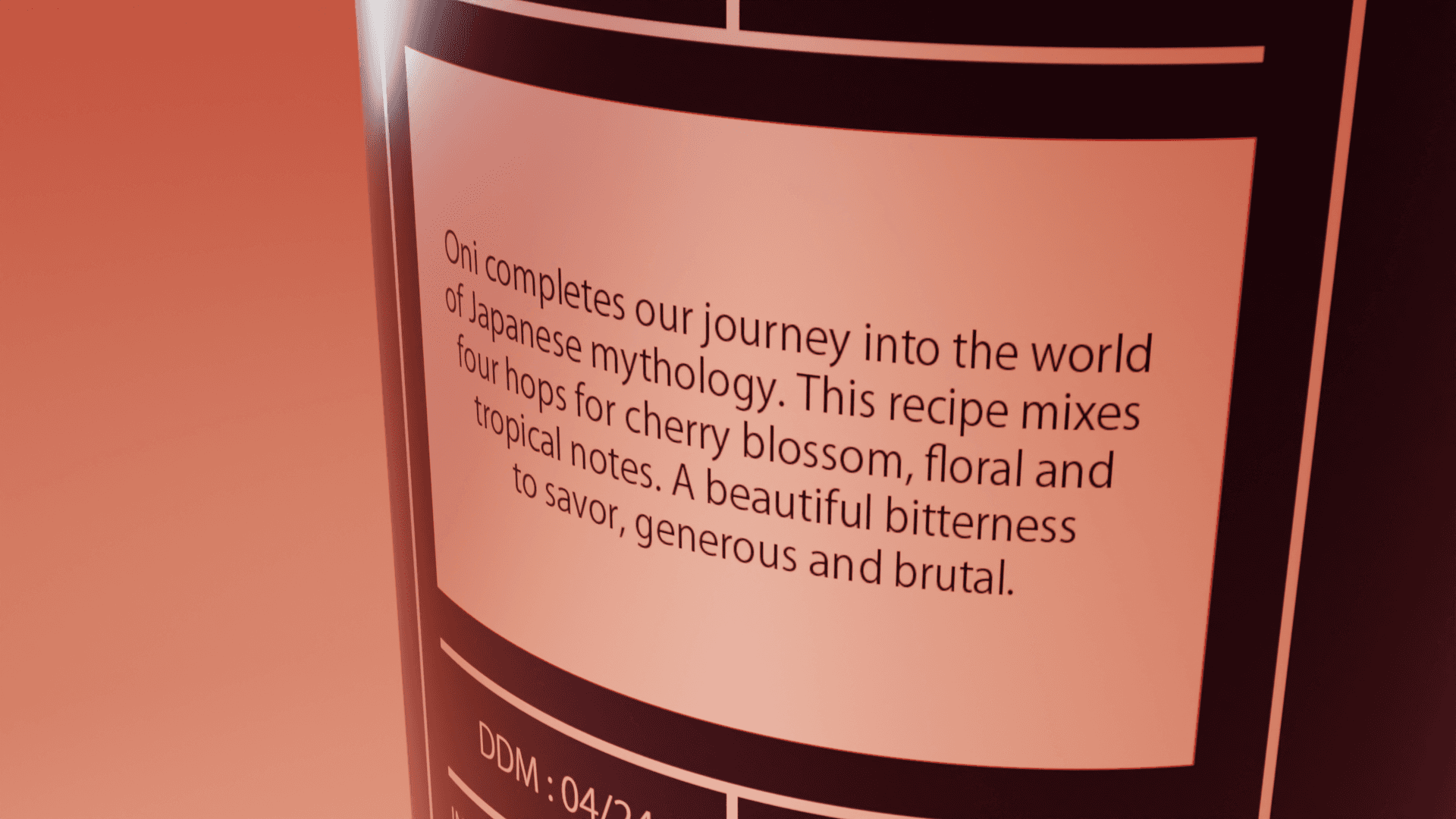 Trailer promotionnel en Motion Design réalisé par un UX designer à Nantes, modélisation 3D d'une canette de soda et de ses informations au dos du produit