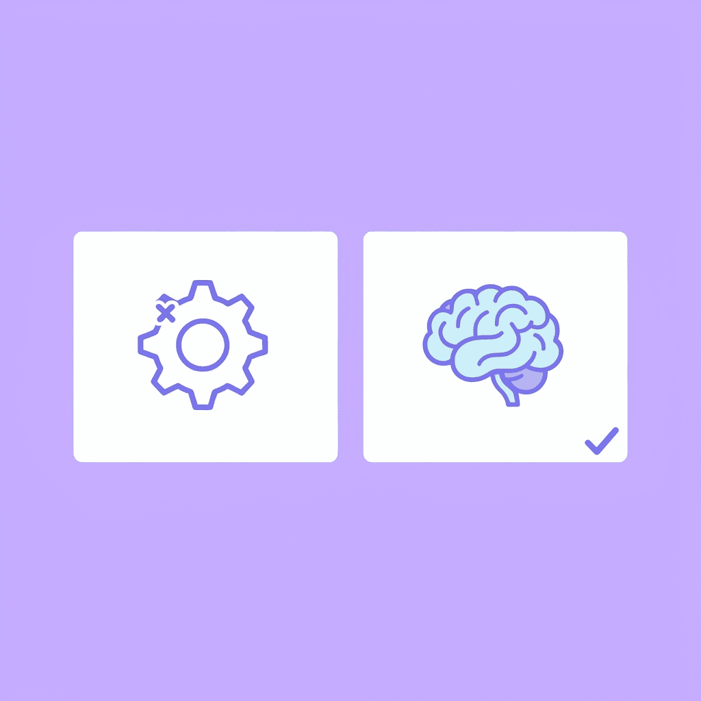 Before: Fixed rule-based automation. After: Intelligent adaptive LLM agents