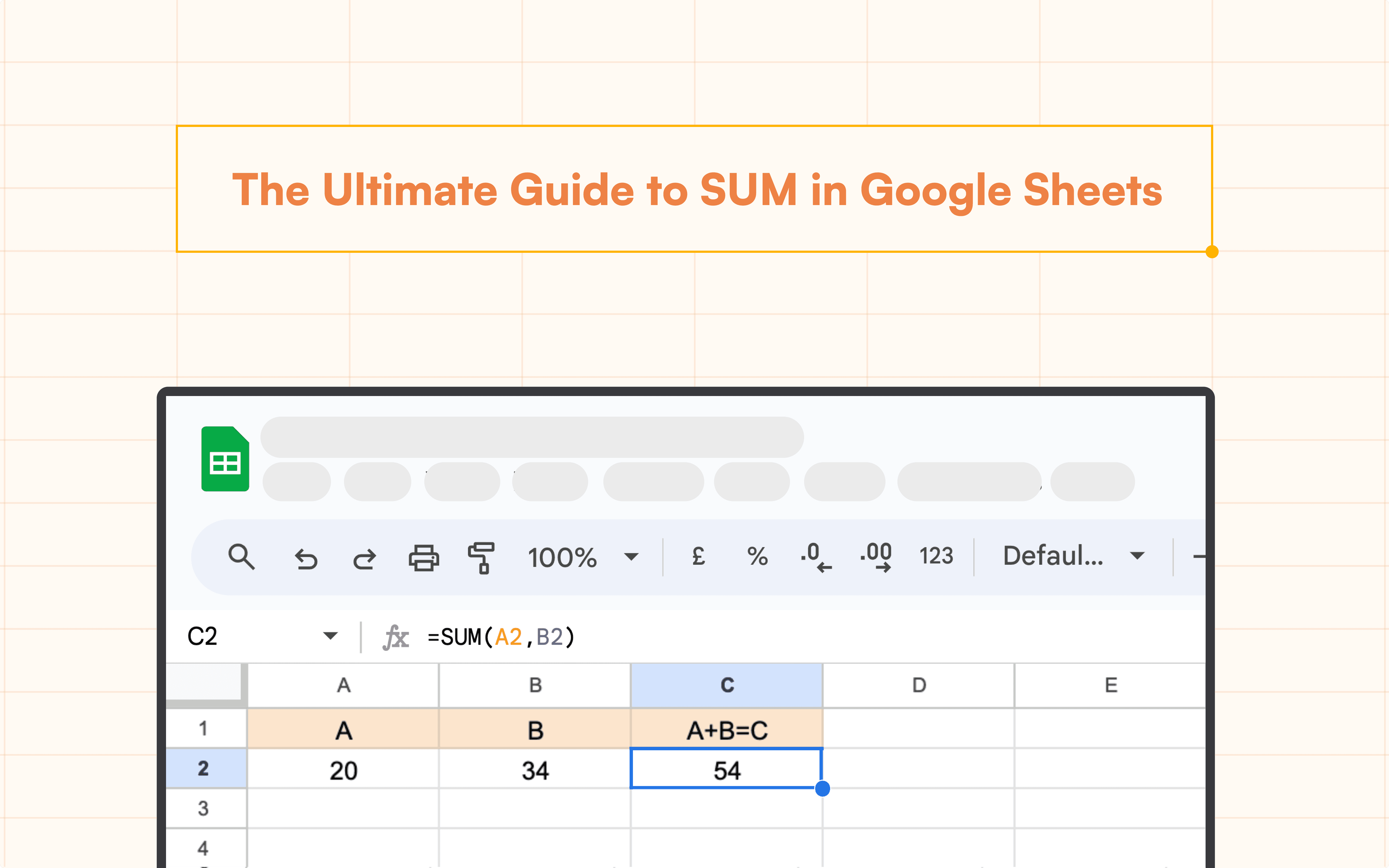 The Ultimate Guide to SUM in Google Sheets