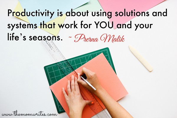 Productivity is about using