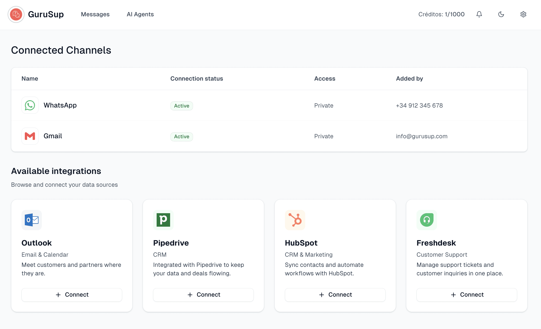 An image of Dreelio's dashboard