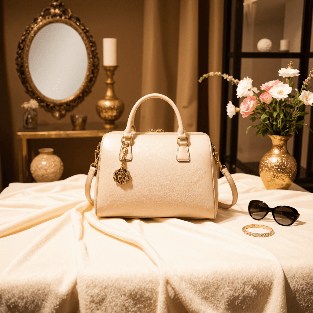 product photography of handbag
