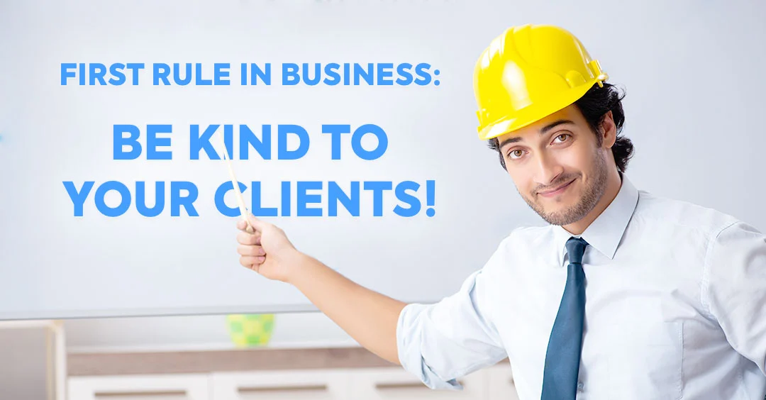 magic plan business message emphasizing client friendly and professional service