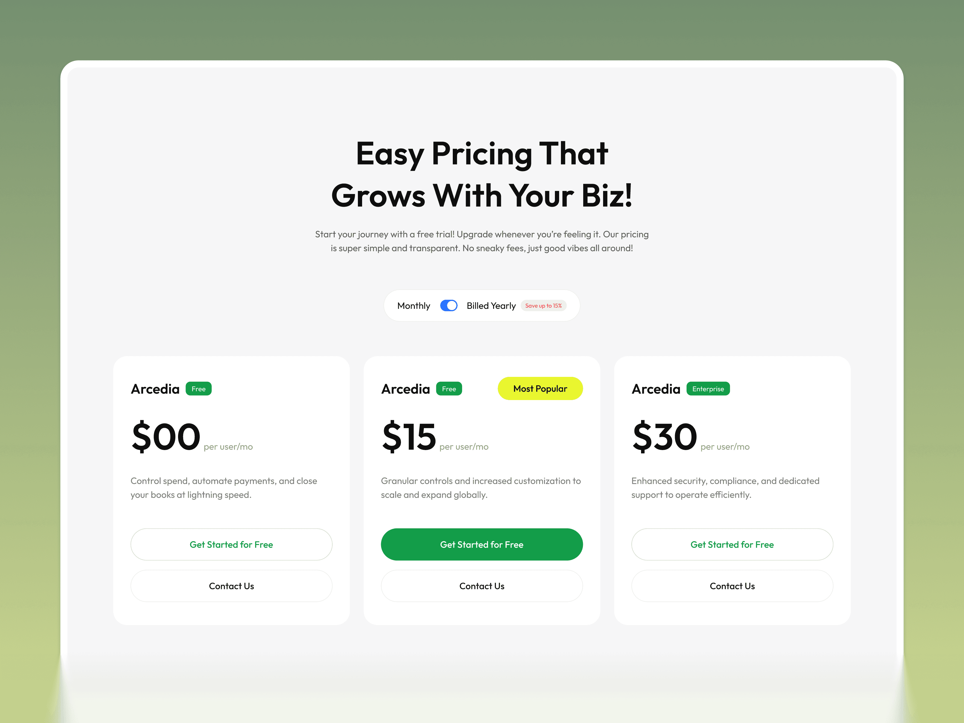 framer saas template