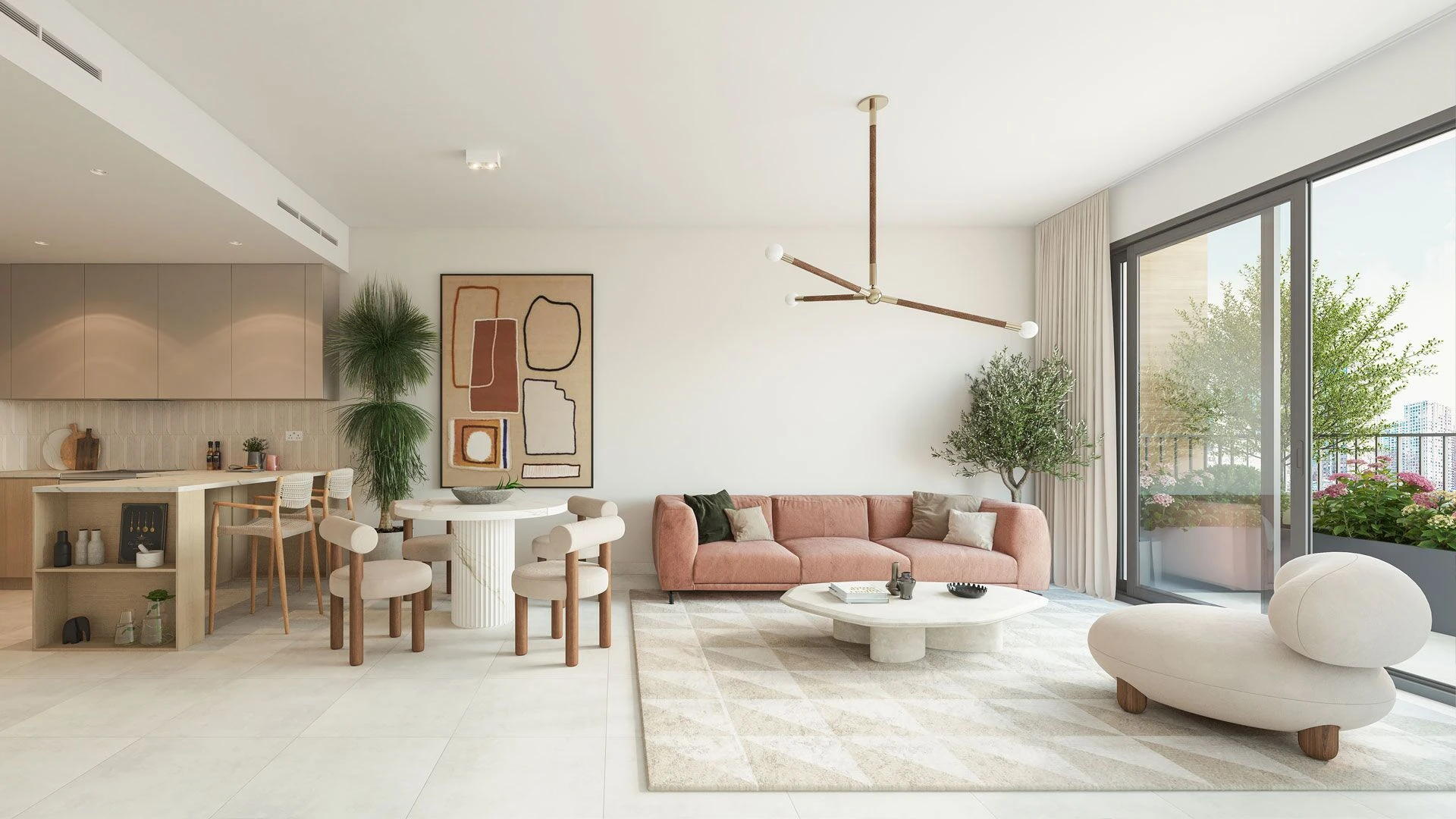 Weybridge Gardens 5 Living Room Interior