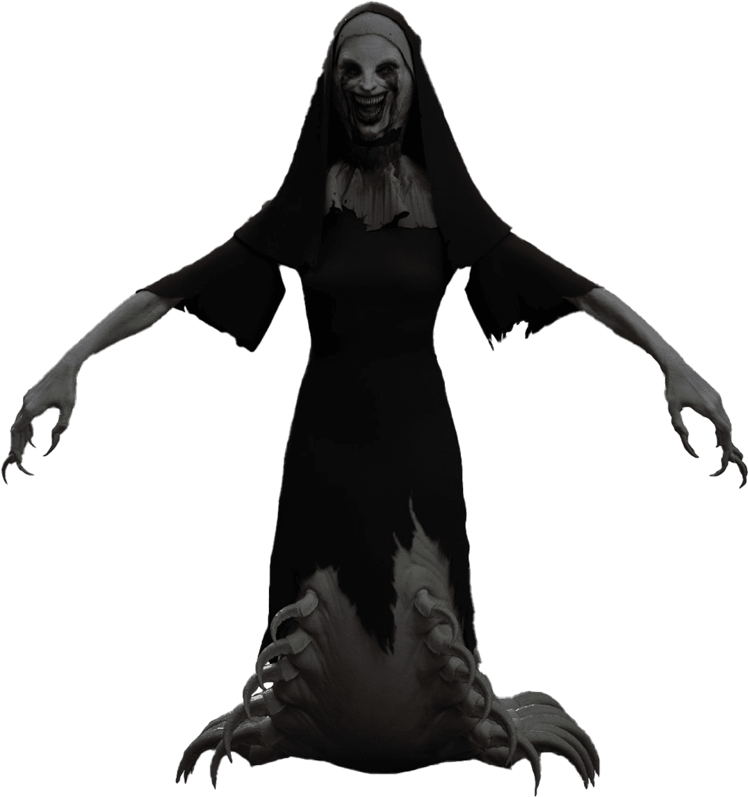 Rendered Image of a centipede nun