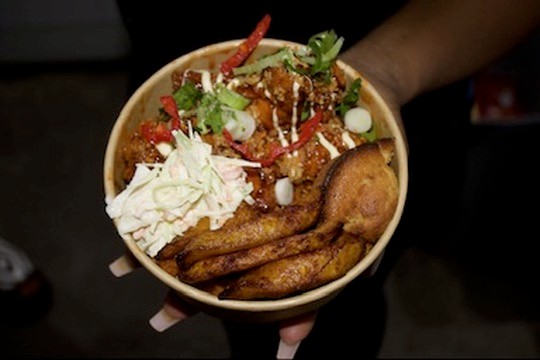 Food served during the London gathering