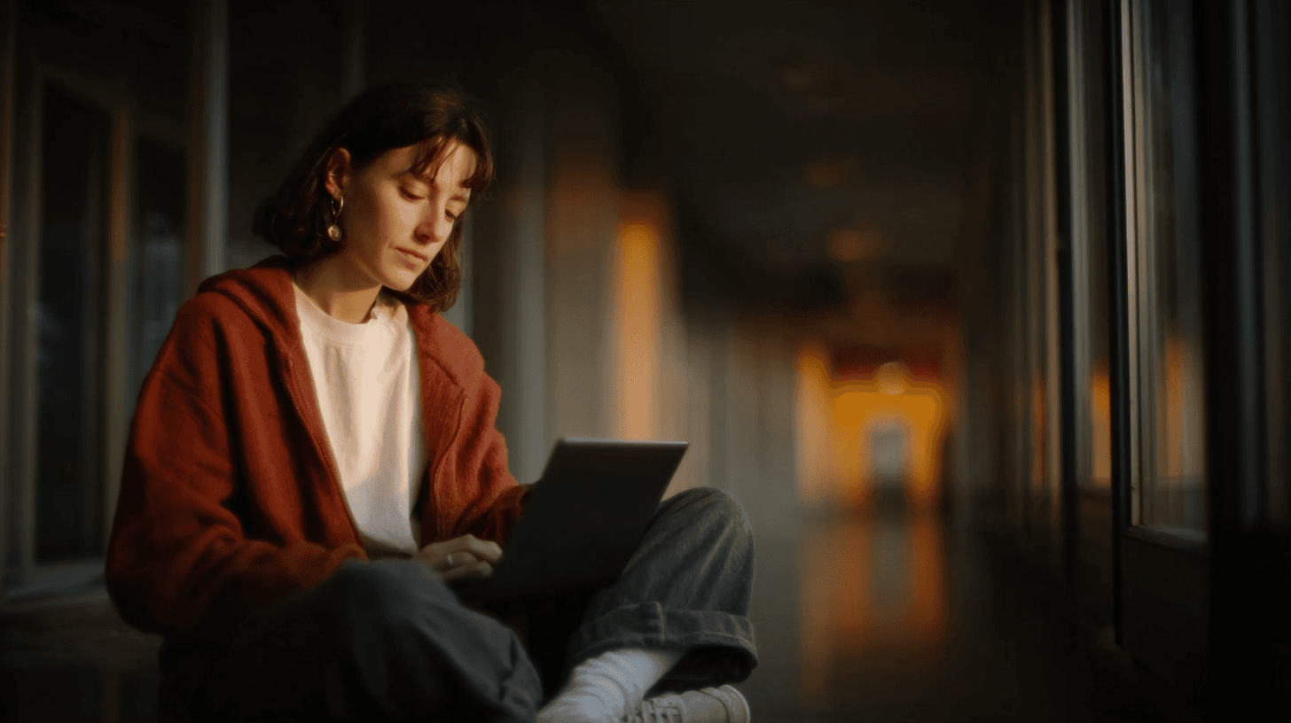 Students and lecture note-takers