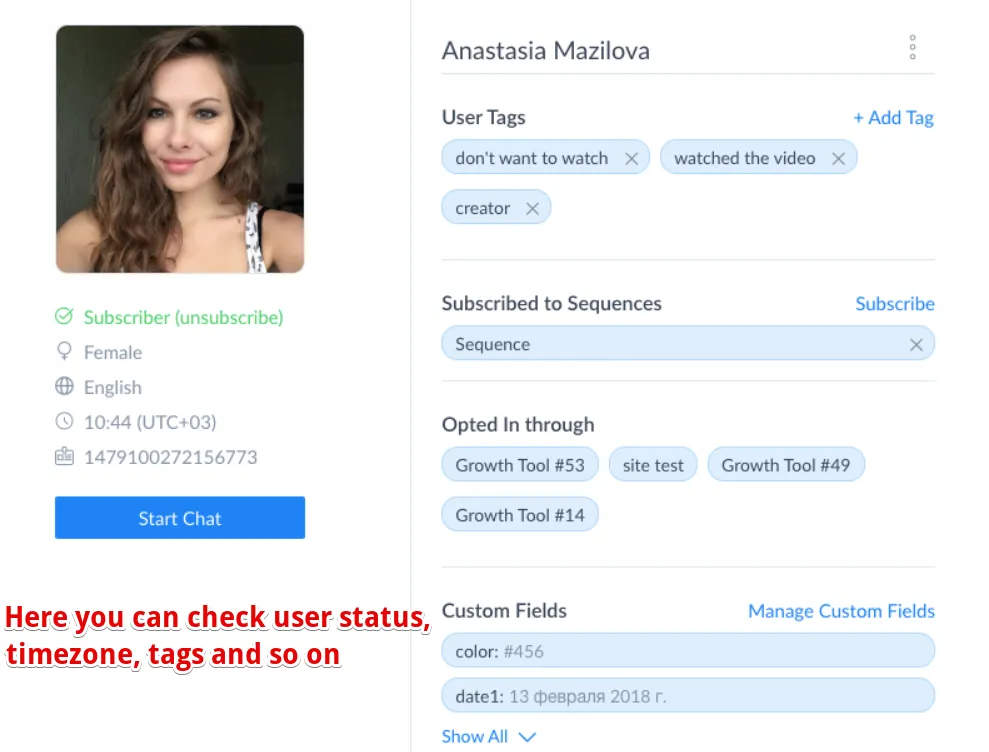 ManyChat User