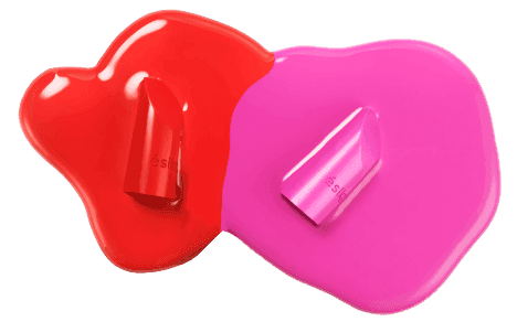 Labiales ésika PRO en tonos rojo y rosa - colección maquillaje de labios