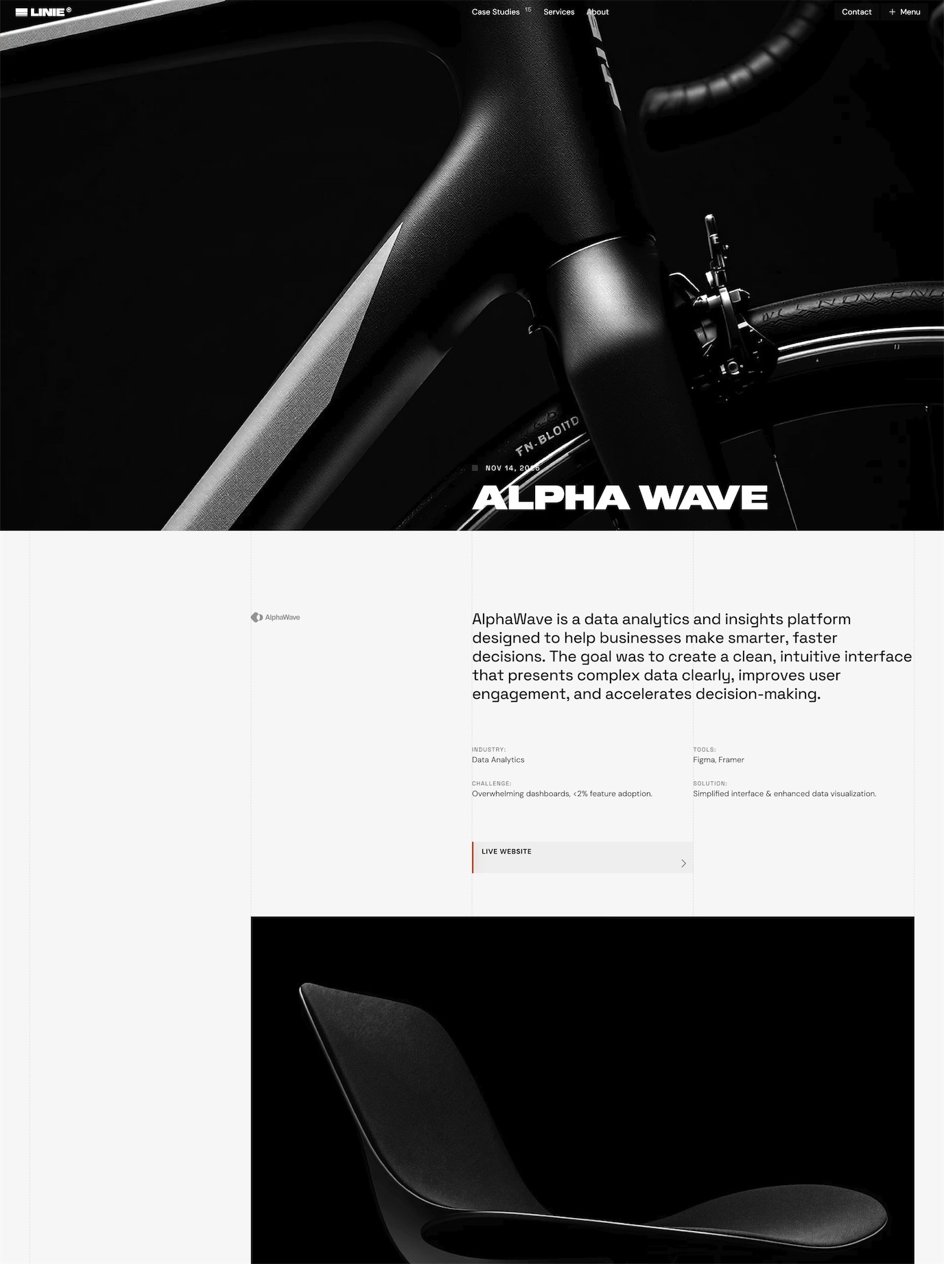 Linie Digital Agency Framer Template