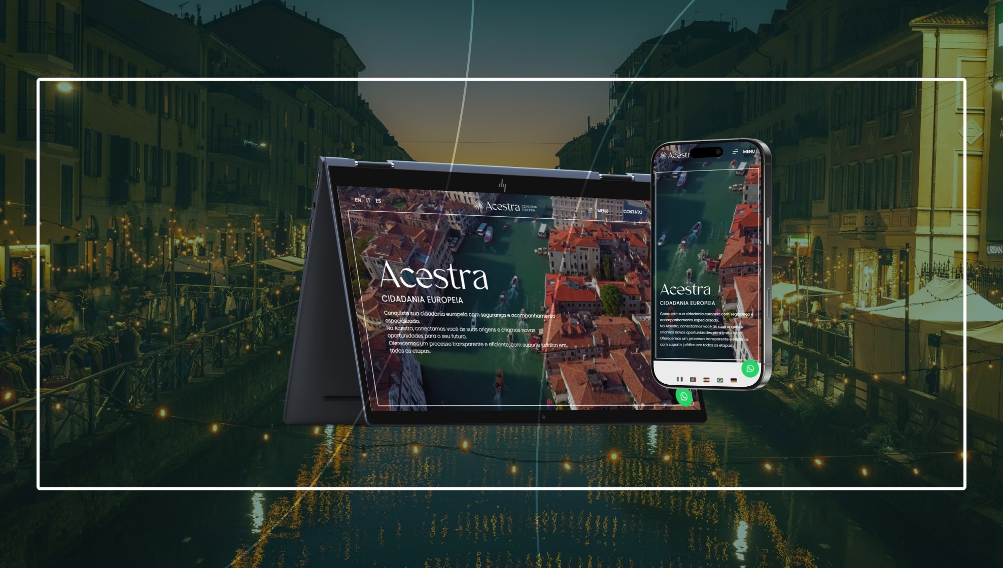 A mockup for iPhone on a table