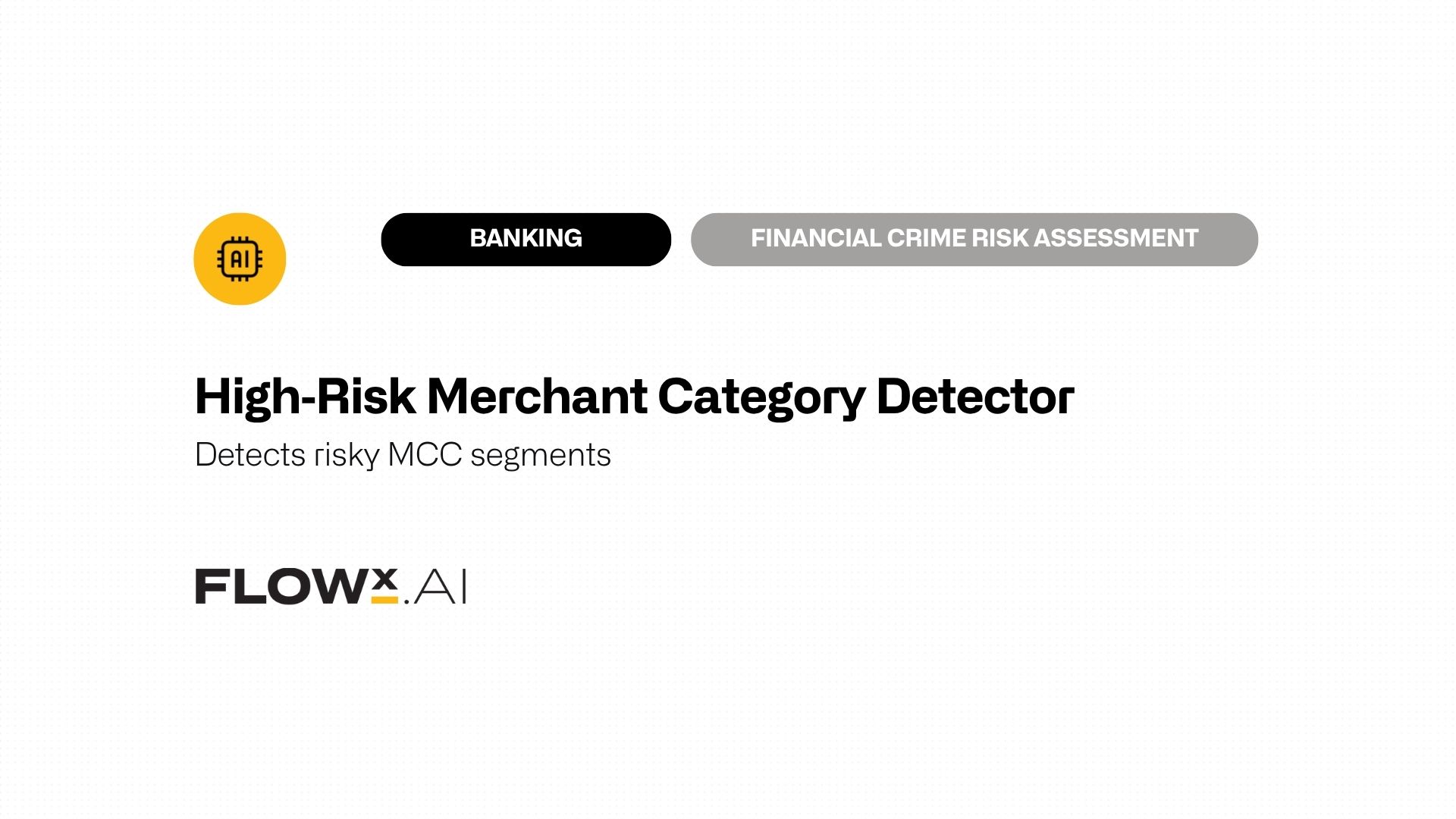 High‑Risk Merchant Category Detector