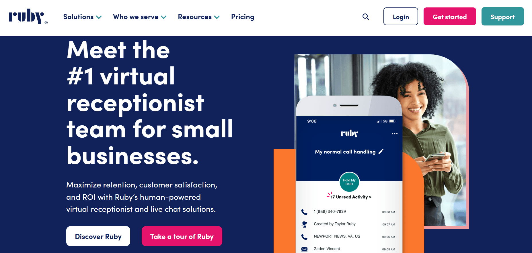 Ruby - Best AI Answering Service