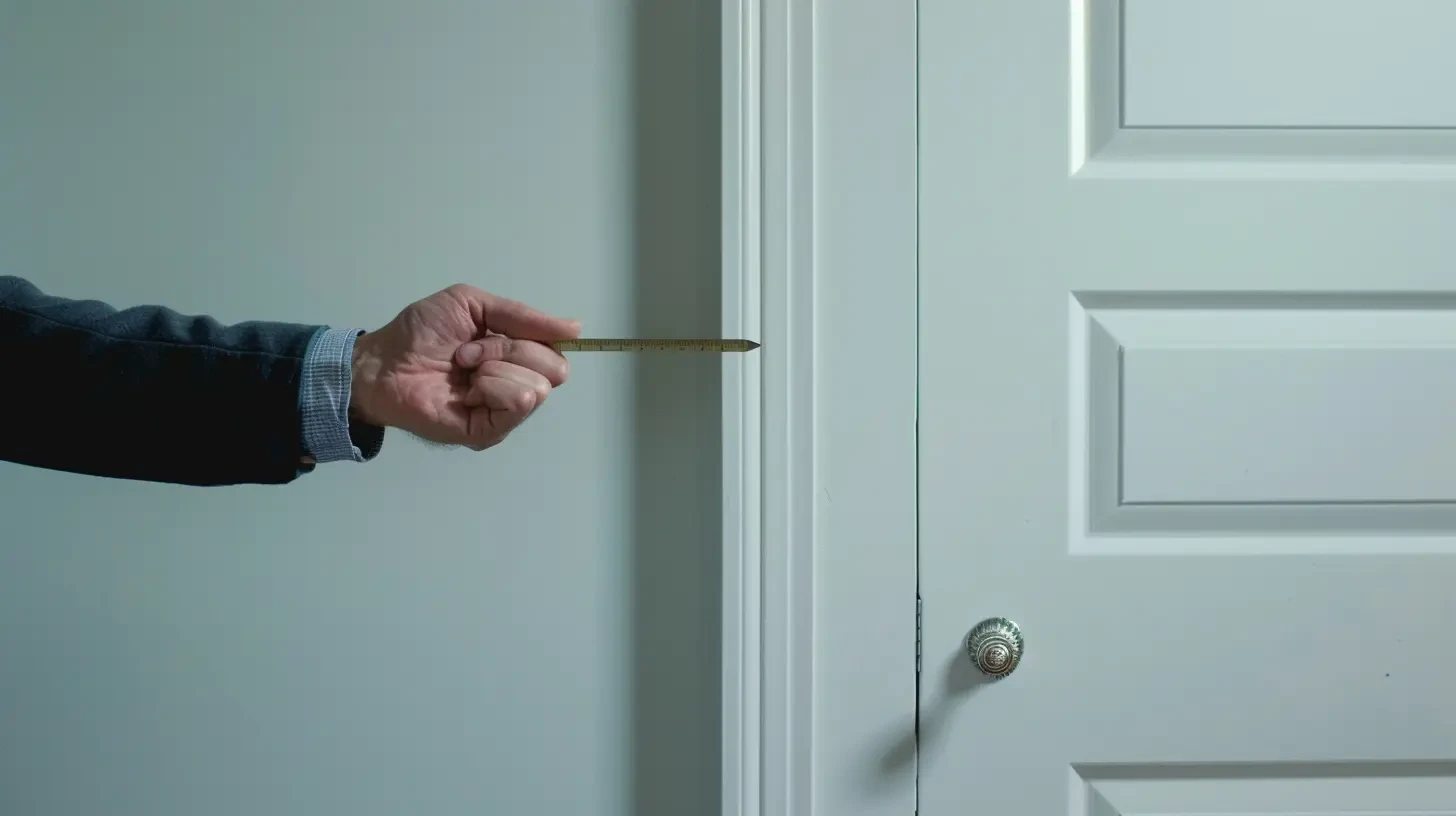pointing-out-parts-of-door