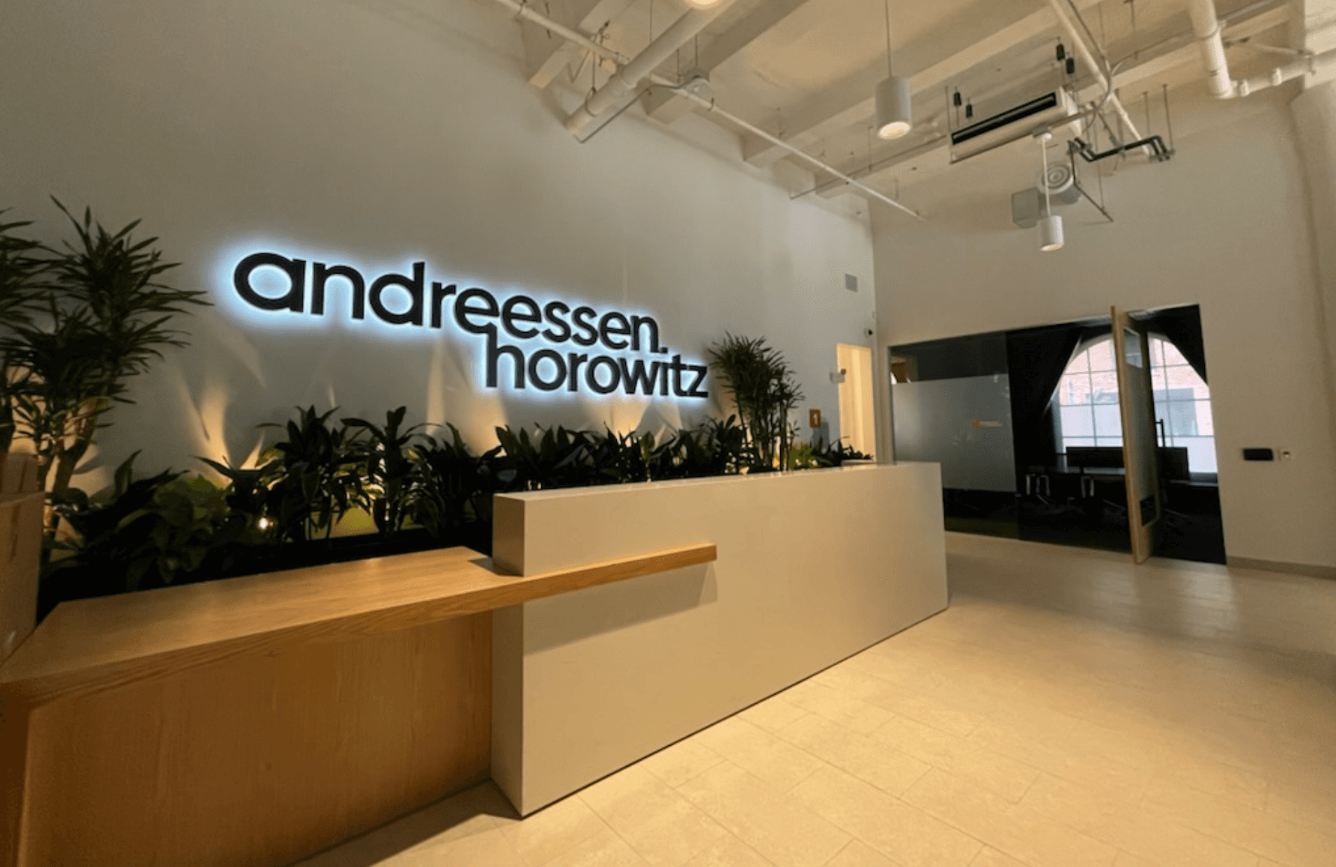 a16z lobby