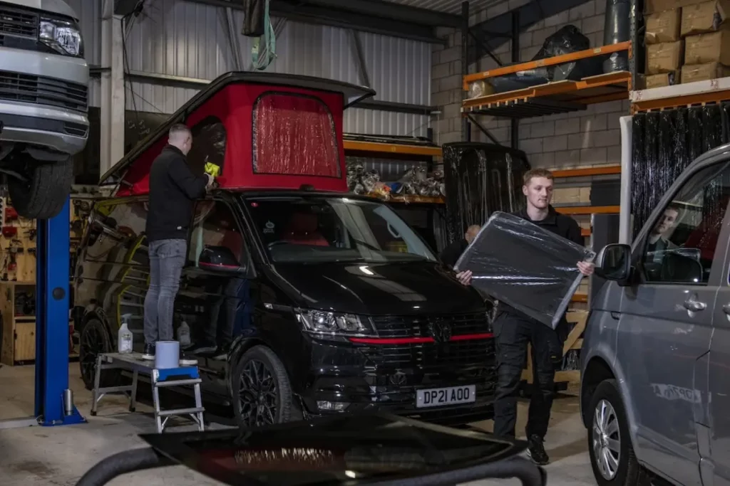 Cosmic campervans provide luxury ford transit camper conversions