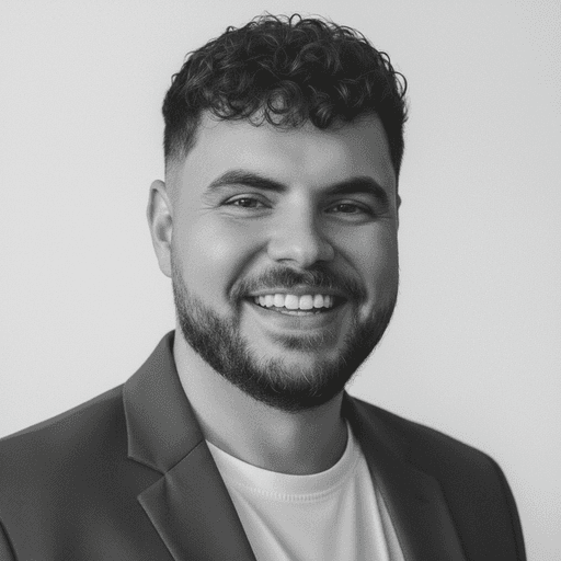 Side portrait of a man