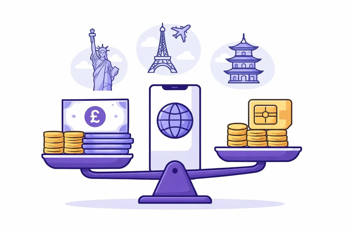 Roaming cost comparison
