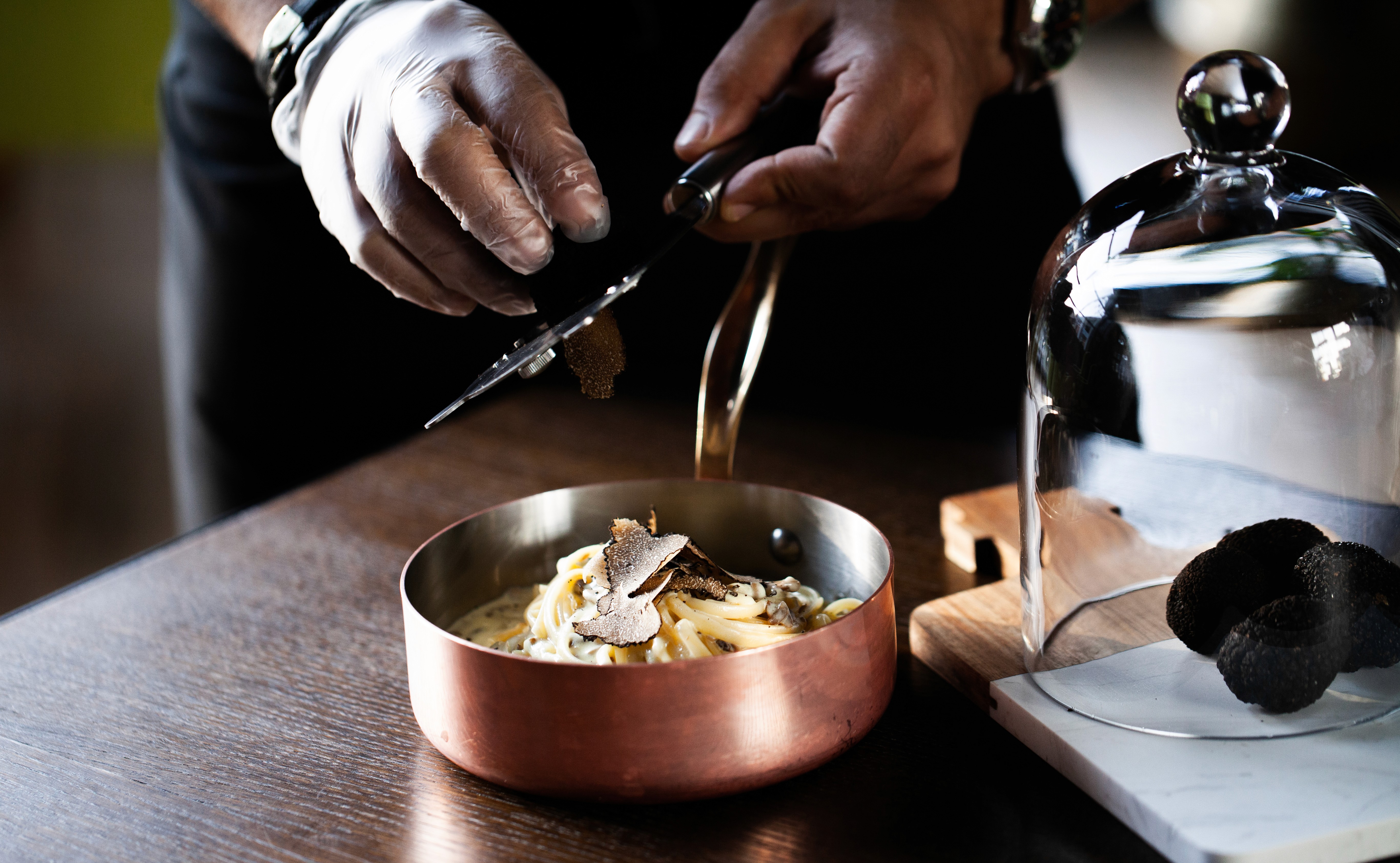 Truffle,mafaldini,pasta