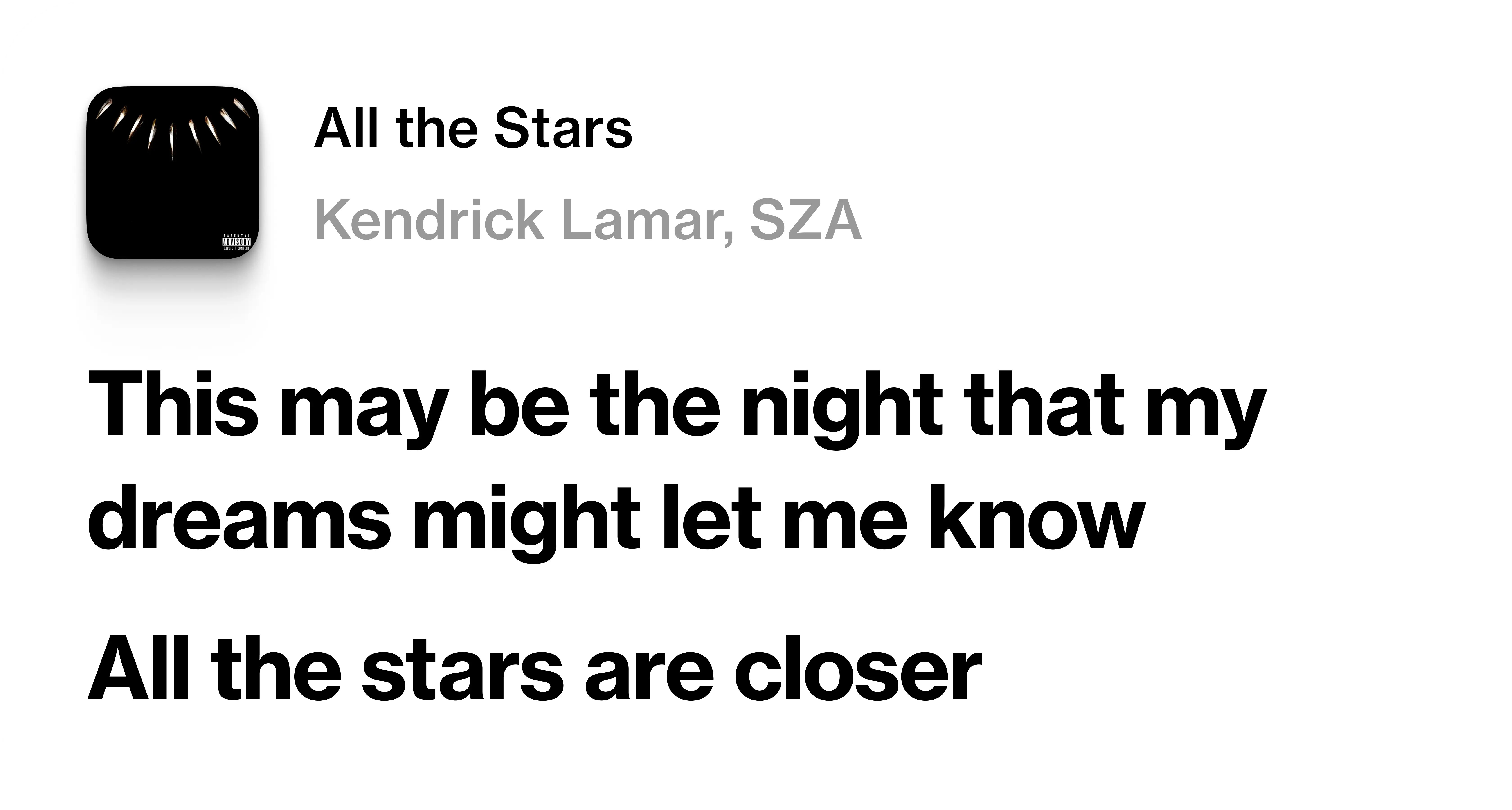 All the Stars